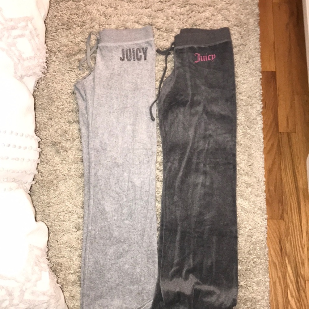 2 pairs of juicy couture sweat pants